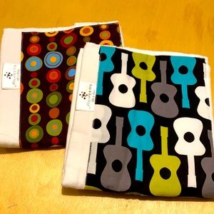 Hand crafted styles burp rags baby gift